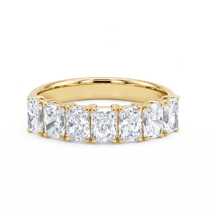 Radiant Cut Natural Diamond Dress Ring