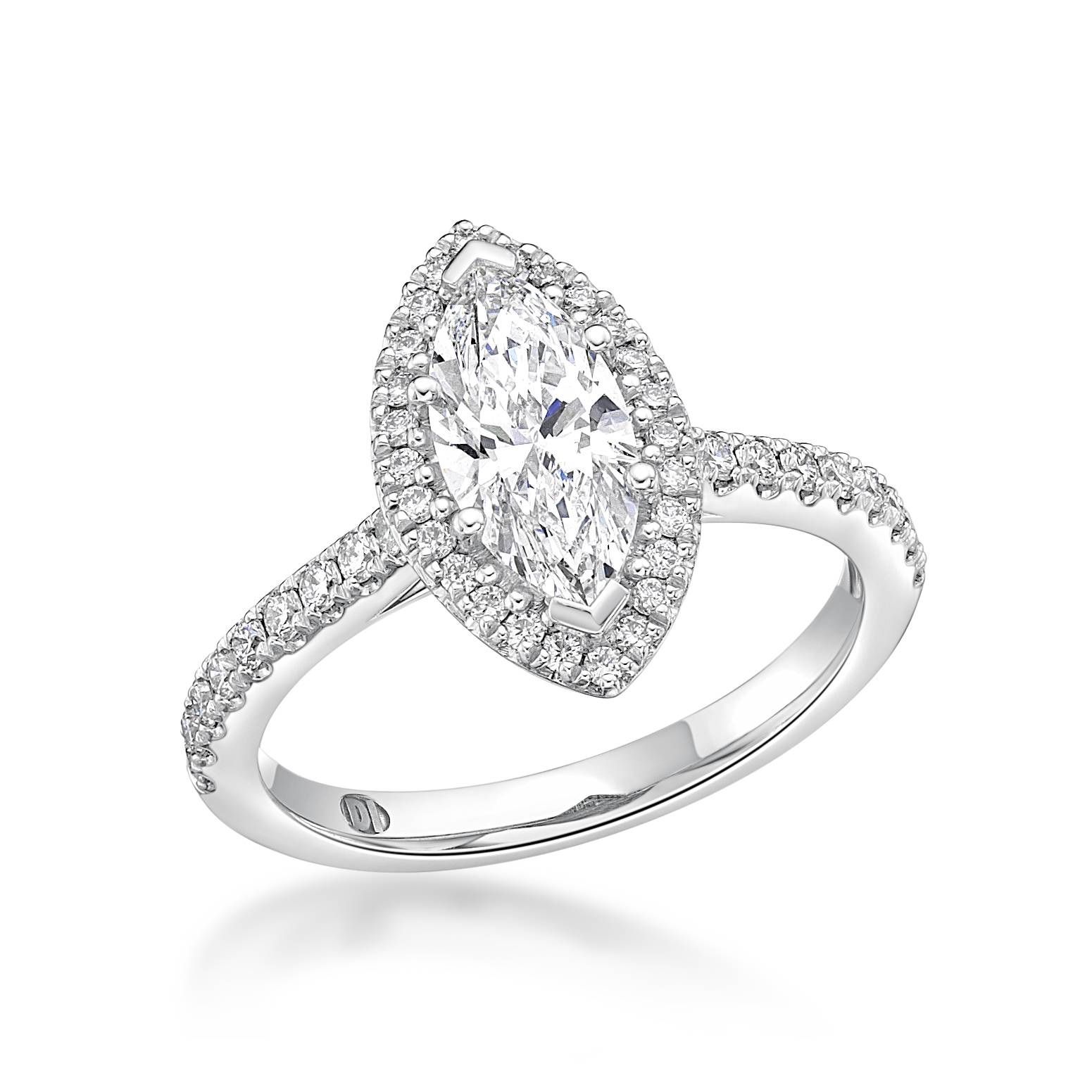Estelle - Marquise Cut Diamond Engagement Ring image 1