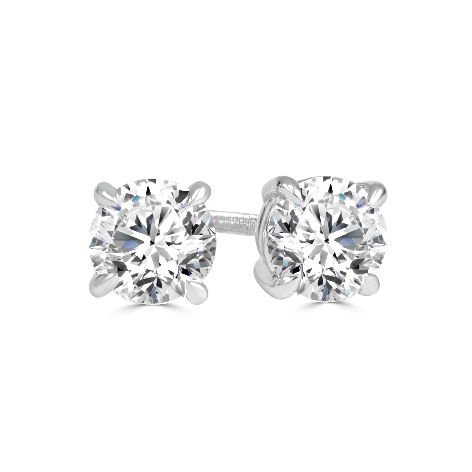 2 = 1.40 Carat Round Brilliant Cut Studs image 0