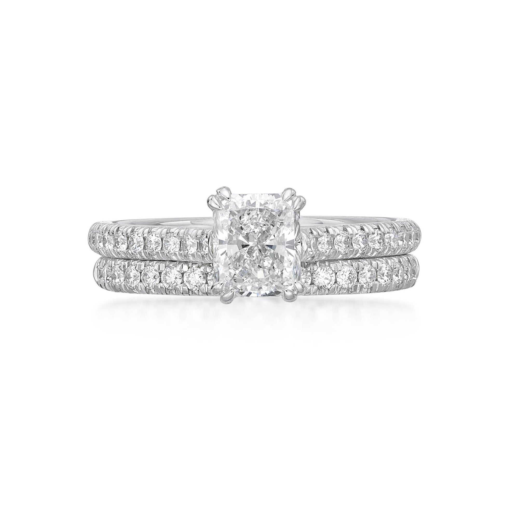 Venus - Radiant Cut Diamond Engagement Ring image 1