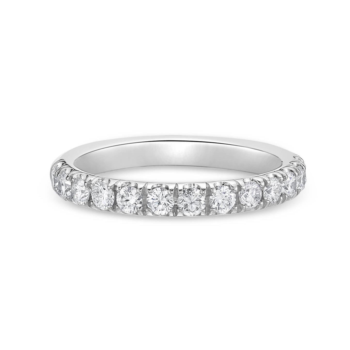 Claw Set Brilliant Cut Diamond Band image 0