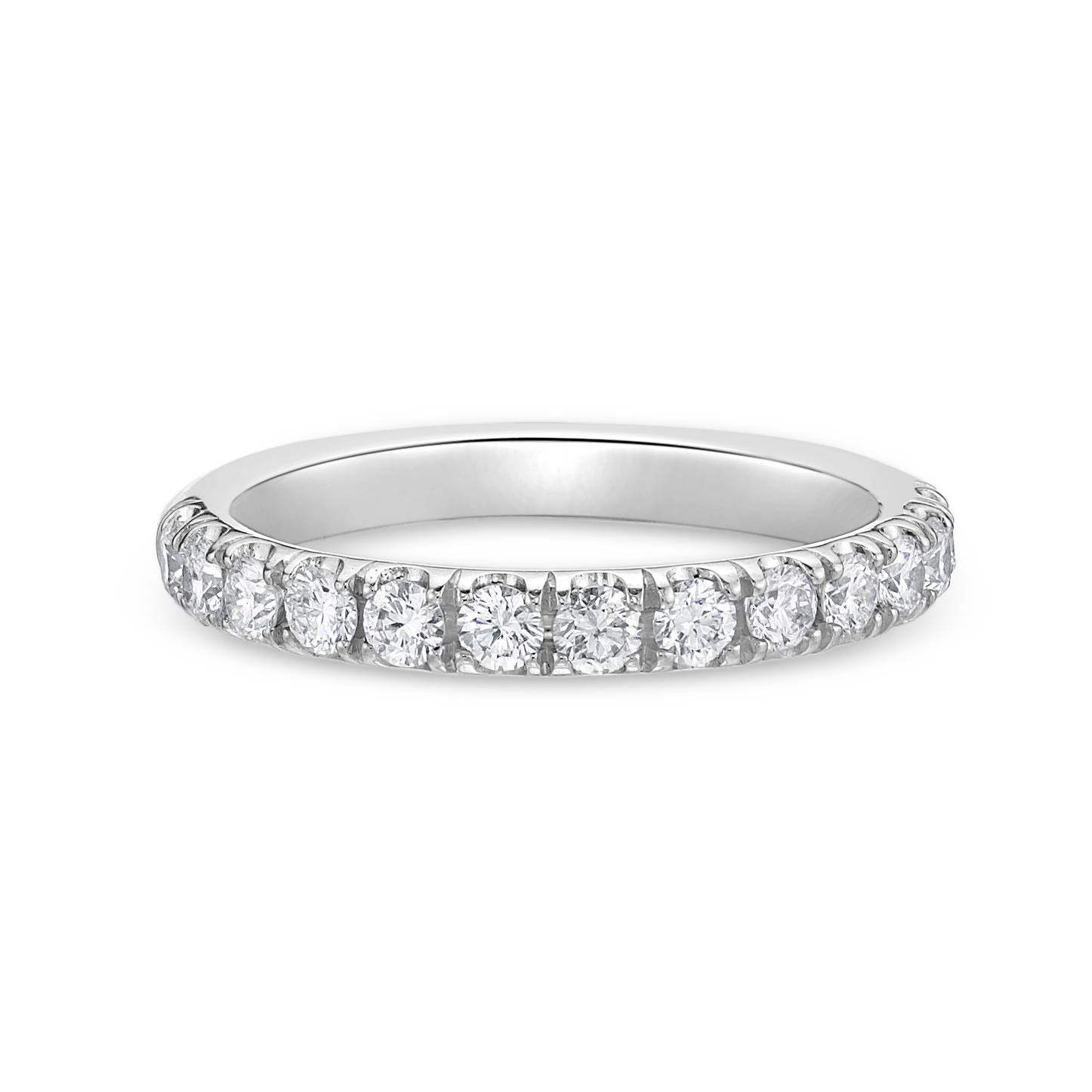 Claw Set Brilliant Cut Diamond Band image 0