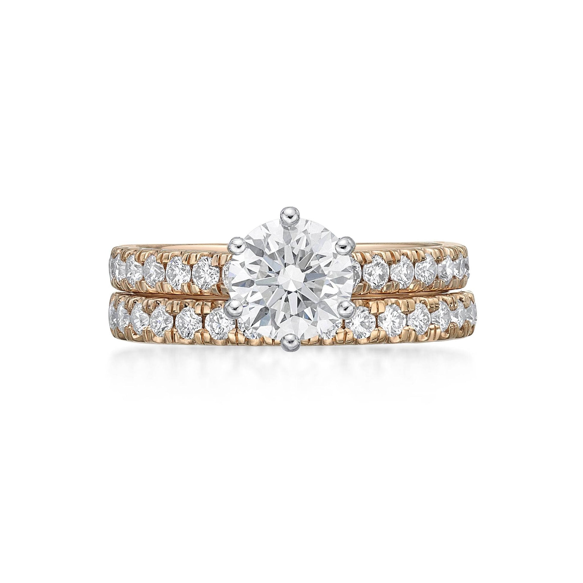 Amara - Round Brilliant Cut Diamond Engagement Ring image 2