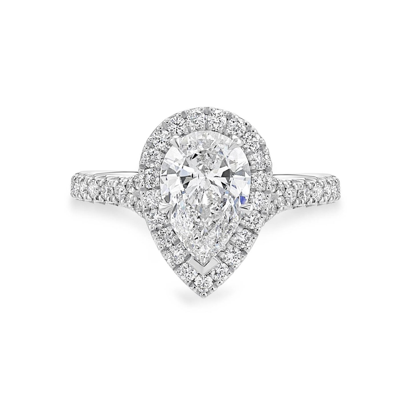 Halley – Pear Cut Diamond Engagement Ring