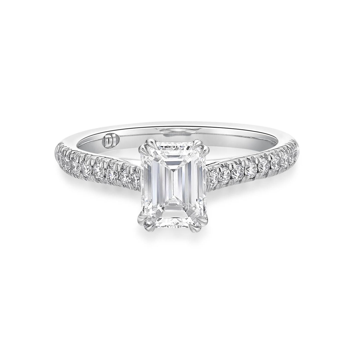 Venus – Emerald Cut Diamond Engagement Ring
