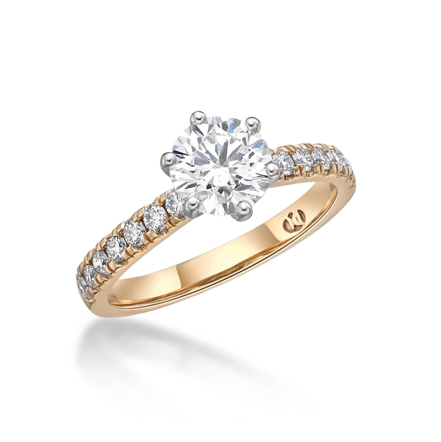Amara – Round Brilliant Cut Diamond Engagement Ring