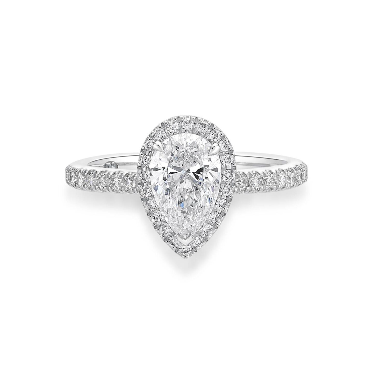 Halley – Pear Cut Diamond Engagement Ring