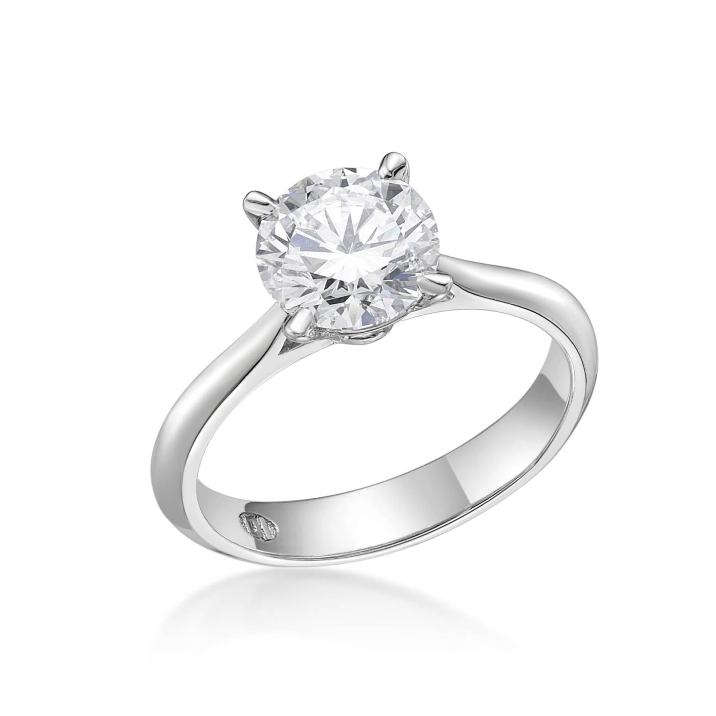 Zora – Round Brilliant Cut Diamond Engagement Ring