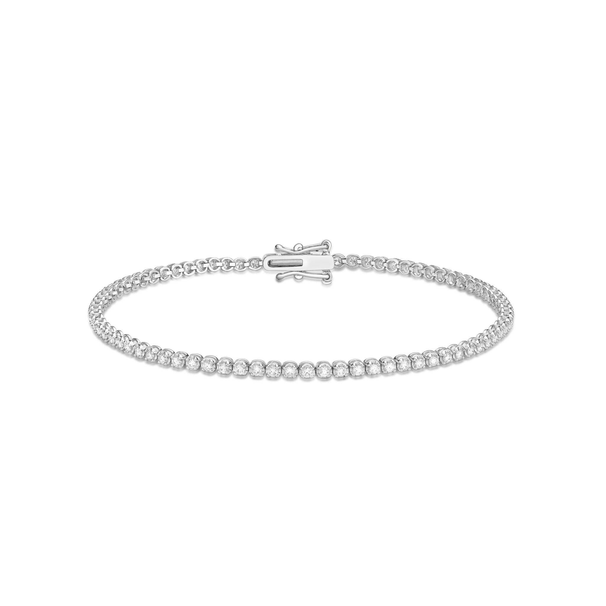 18k 1.20 Ct Diamond Tennis Bracelet - Diamonds International